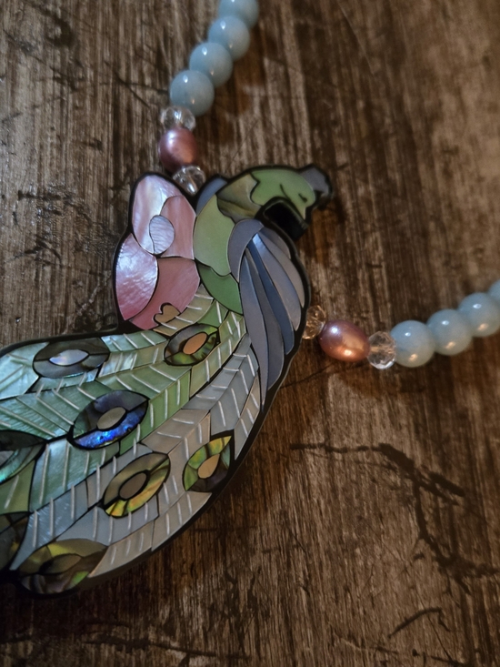 Lee Sands Jewelry - Lee Sands Vintage Peacock Necklace